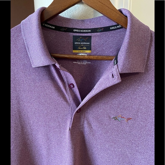 Men’s golf shirt Greg Norman Shark Size Large - Picture 2 of 3